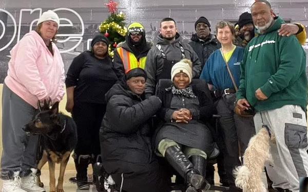 A group of 24 people found shelter in a school as western New York got pummeled with 50 plus inches of snow..