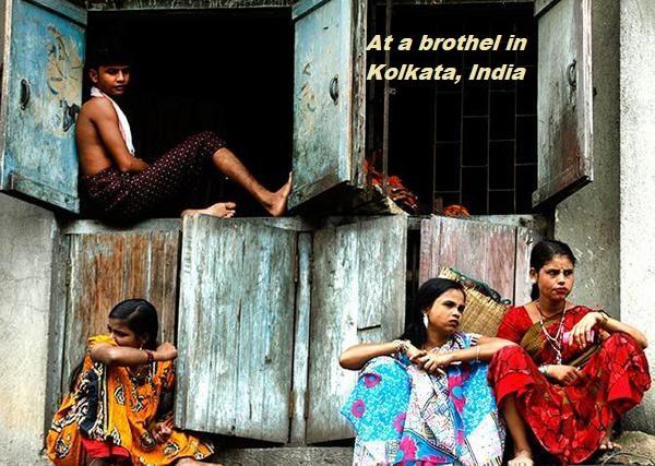 At a brothel in Kolkata, India