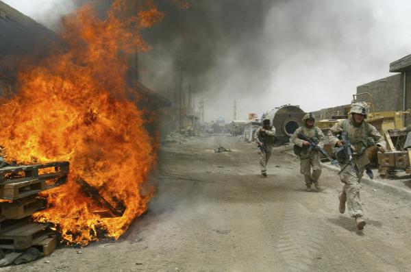 U.S. troops in Fallujah