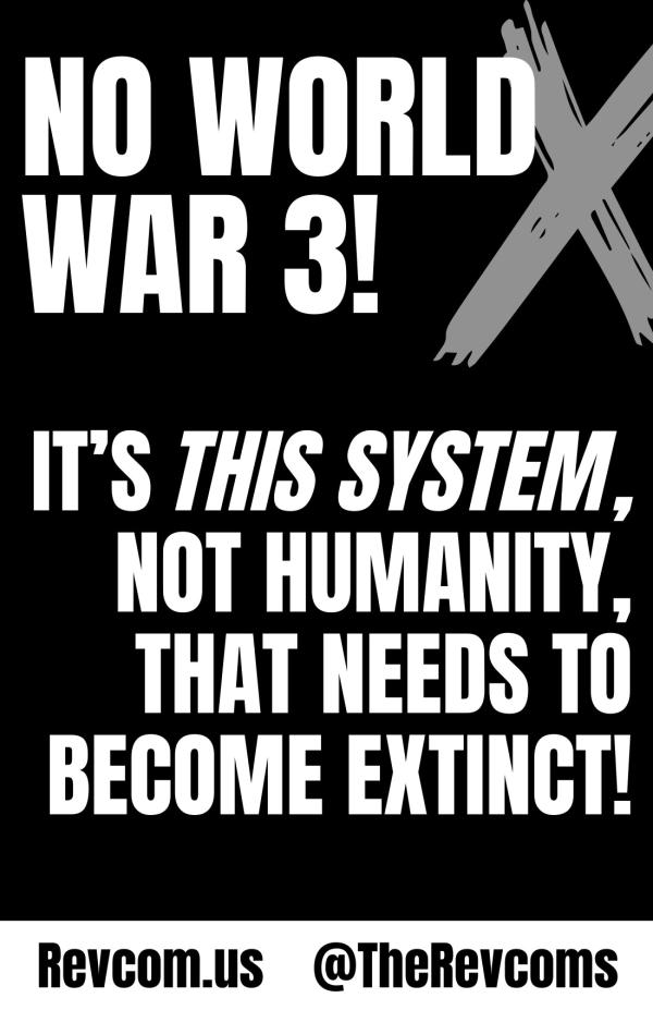 No World War 3 - It's This System, Not Humanity, That Needs to Become Extinct