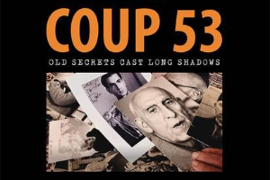 Graphic from Coup 53 movie poster.