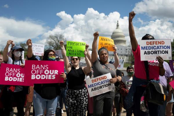 20230415 Washington, DC: protest Texas Ruling at capitol building.