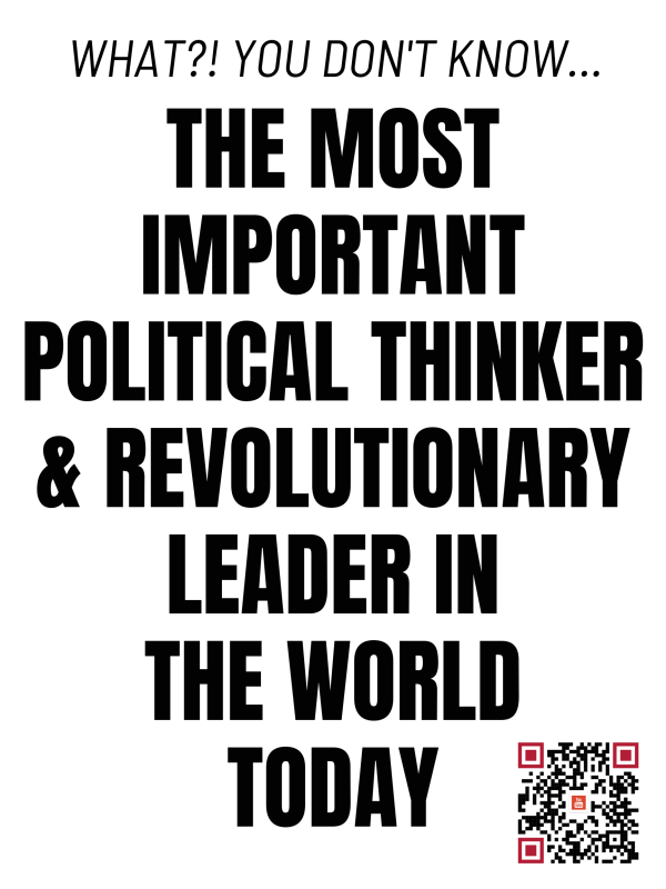 What you don't know the most important political thinker and leader?