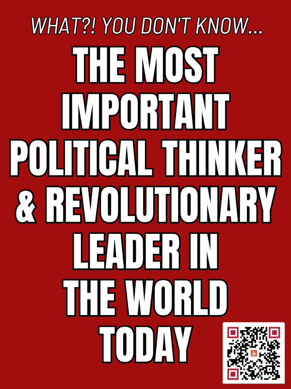 What you don't know the most important political thinker and leader?