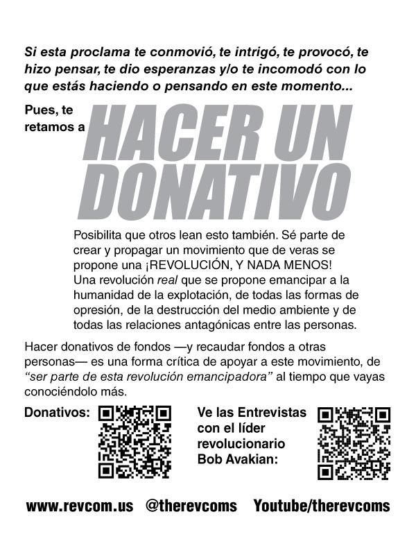 Spanish - leaflet funddrive Summer 2023