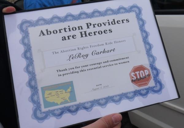 Proclaimation: Abortion Providers are Heros