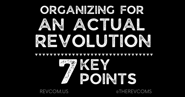 Organizing for an Actual Revolution: 7 Key Points