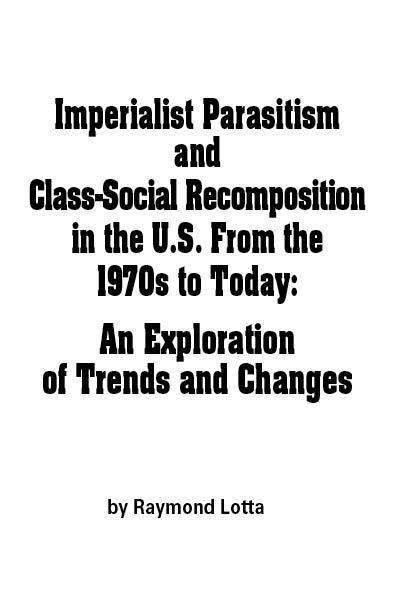 Imperialist Parasitism and Social-Class Recomposition pamphlet cover