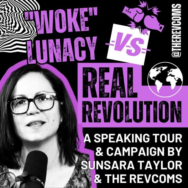 graphic Sunsara Taylor campus tour woke lunacy vs real revolution 