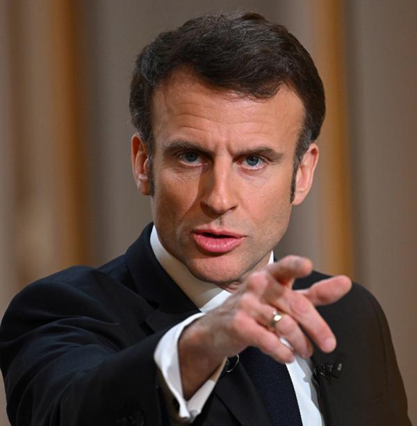 French President Emmanuel Macron.