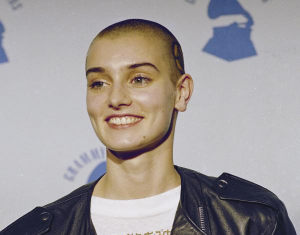 Sinead O'Connor smiling