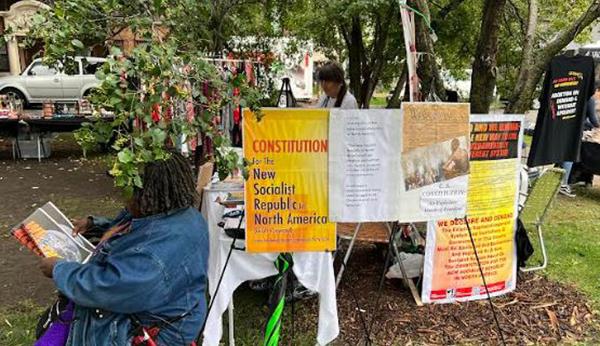 Hiroshima Day, Logan Square Market, Chicago.