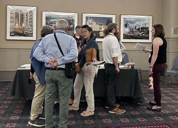 RevComs table at the American Sociological Association convention in Philadelphia.