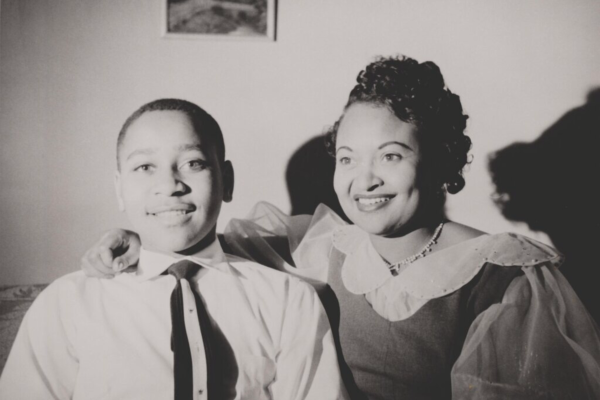 Emmett Till at about 10 years old, with his mother, Mamie Till-Mobley.