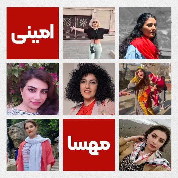 Women political prisoners at Evin Prison, Tehran