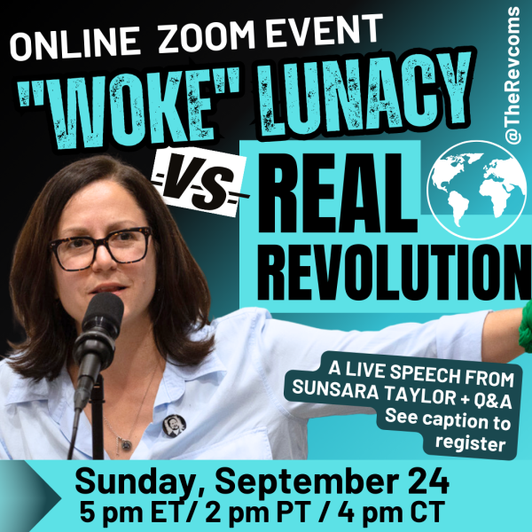Online Zoom Event - "Woke" Lunacy vs REAL Revolution