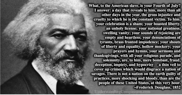 Quote from Frederick Douglass meme