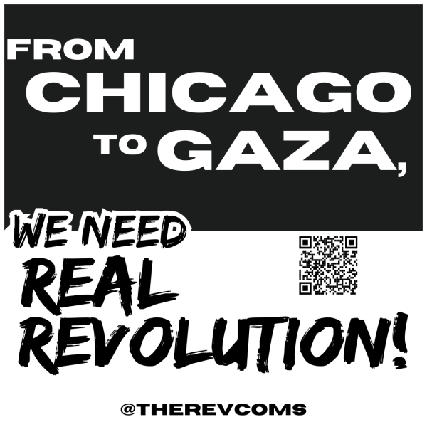 Sticker - From Chicago to Gaza We Need Real Revolution