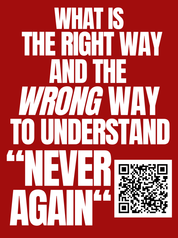 What Is the Right Way and the Wrong Way to Understand Never Again