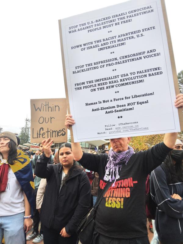 Palestine protest in San Francisco, November 16, 2023.
