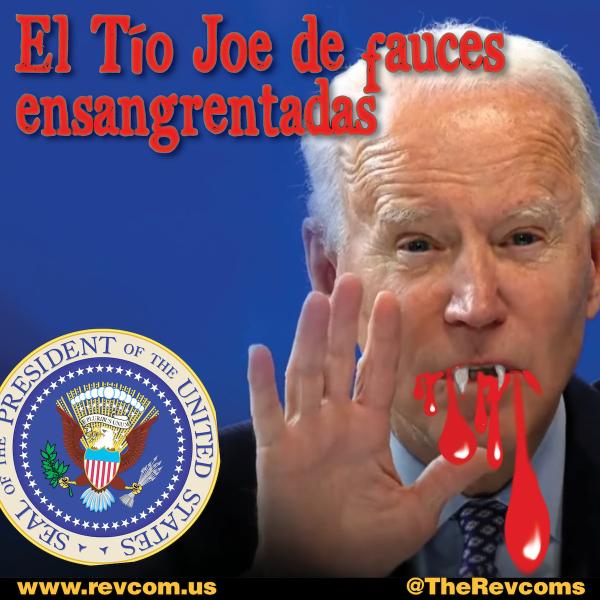 graphic bloody-jawed uncle joe spanish