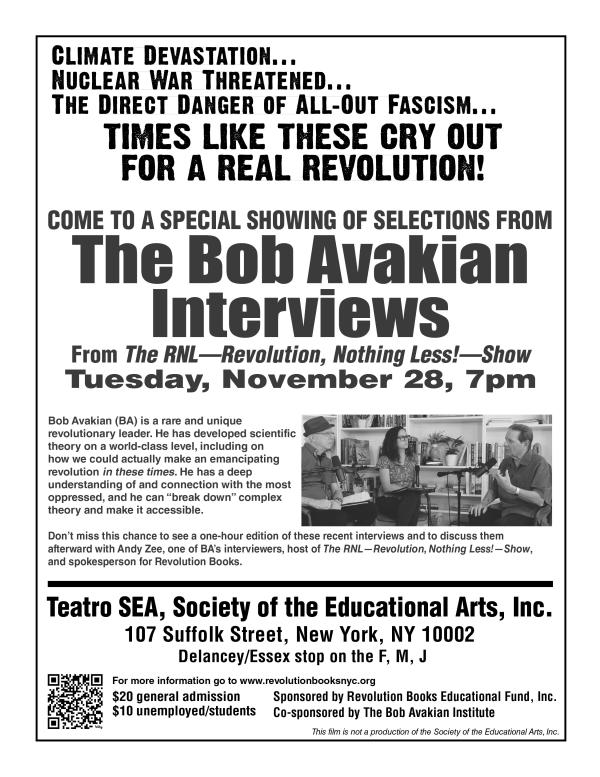 leaflet BA interview event NYC