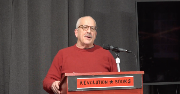 Raymond Lotta spoke at an emergency program at Revolution Books in New York City on December 14, 2023.