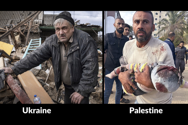 Ukraine... Palestine