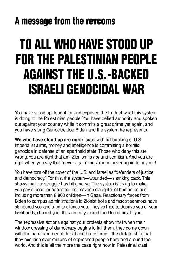 leaflet for all who have stood for Gaza 834