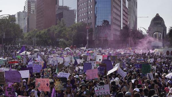 Mexico City, International Women's Day, March 8, 2023.