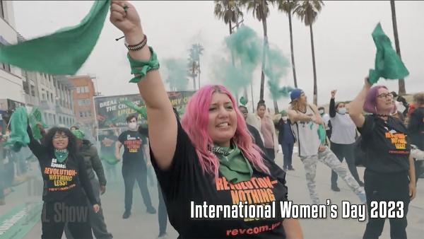 Flashmob of “Battlecry to Break the Chains” dance at International Women’s Day 2023.