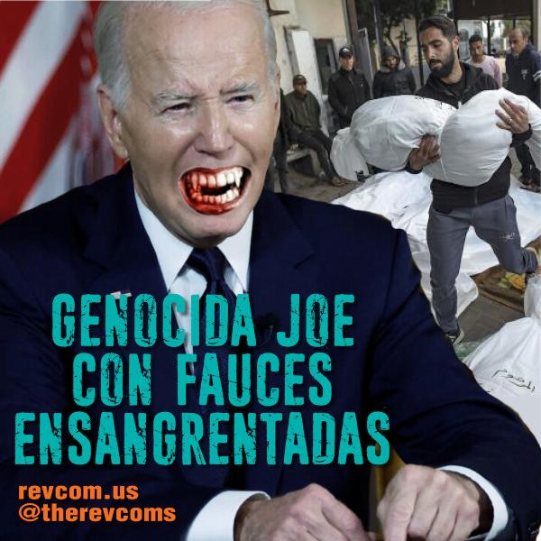 meme bloody-jawed Genocide Joe spanish