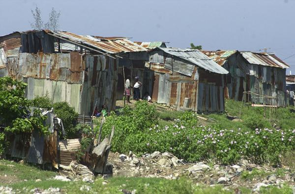 Haiti: slums of Porto-au-Prince, 2003.