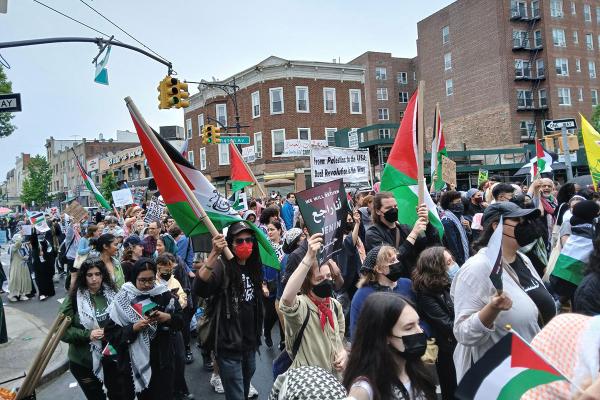 Nakba Day march in Bay Ridge, Brooklyn, May 18, 2024.