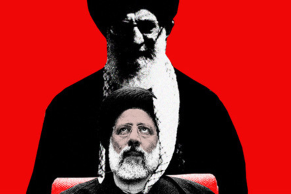 Ebrahim Raisi, who died in a helicopter crash in Northern Iran on May 19, had a direct role in the massacre of political prisoners in Iran in 1988. (Illustration: CPIMLM.org)