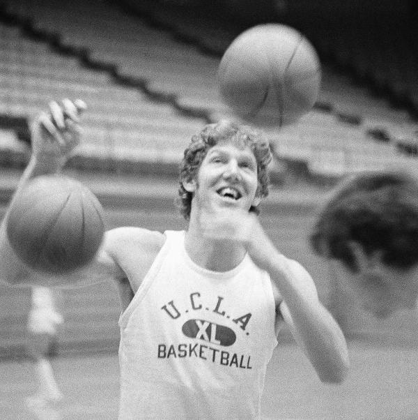 Bill Walton, 1974, with the UCLA Bruins.