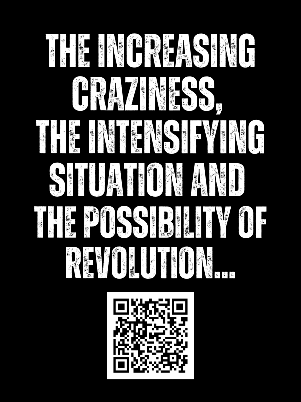 The increasing craziness, the intensifying situation and the possibility of revolution...