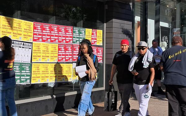 New York City, Bob Avakian Official posters October 15, 2024.