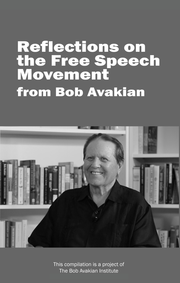 Front Cover of pamphlet "FSM Reflections On Becoming a Revolutionary" by Bob Avakian