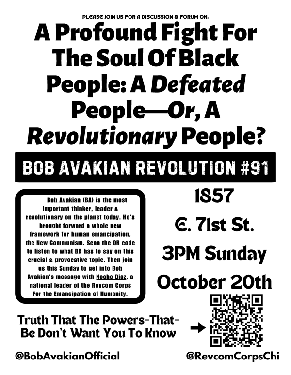 A Profound Fight for the Soul of Black People, A Defeated People—Or, A Revolutionary People