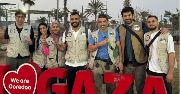 International medical workers entering Gaza, May 2024, 