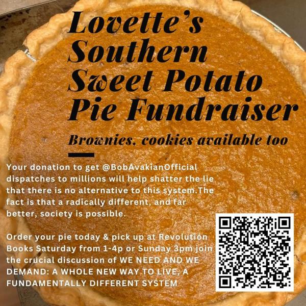 Lovettes southern sweet potato pie fundraiser ad