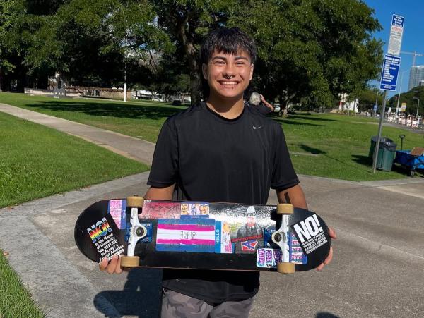 Skateboarder Refuse Fascism March 27 - Free Mahmoud Khalil