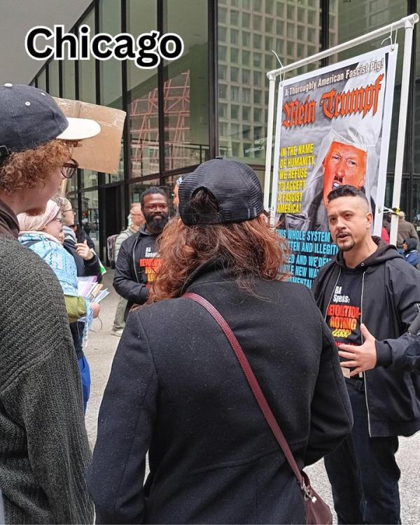 20250405_Chicago_NocheDiaz_speaking at Hands Off protest, April 5, 2025.