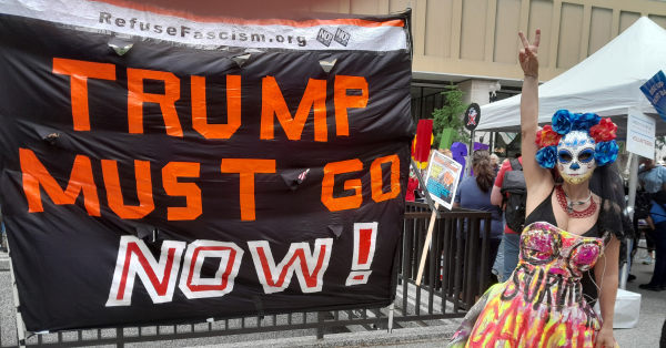 Chicago Refuse Fascism at No Kings Day rally, June 14, 2025.
