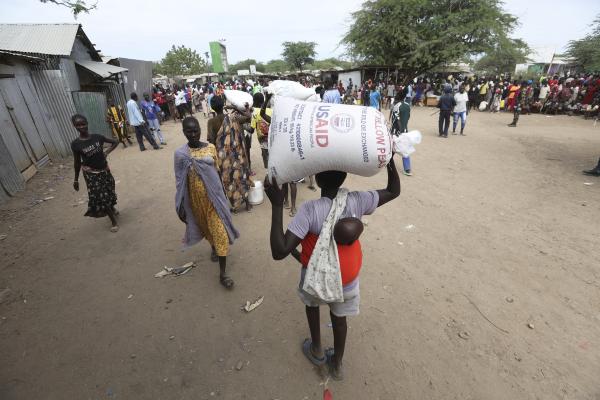 Kenyans get food from WFP, June 13, 2025.