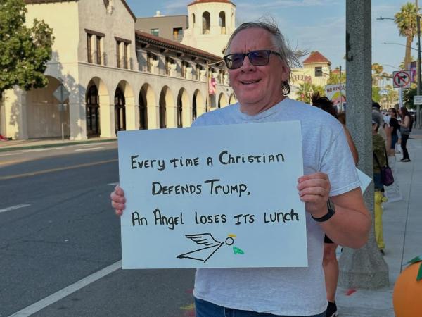 Good Trouble protest in Riverside, California