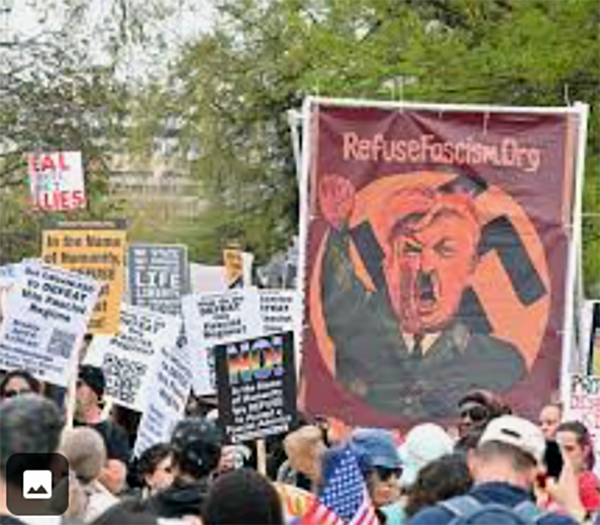 Refuse Fascism Washington DC August 11, 2025