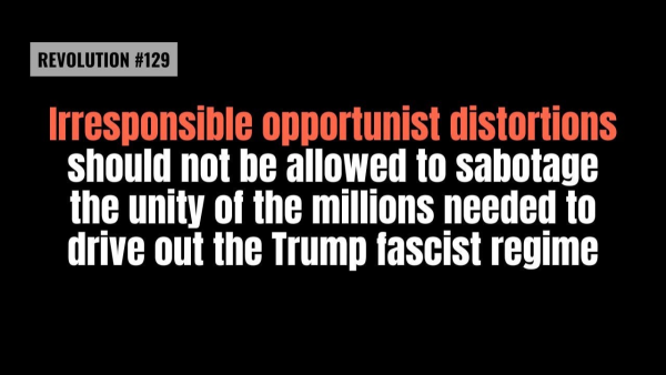 Bob Avakian Official REVOLUTION #129