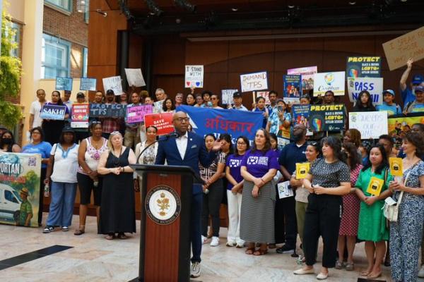 Queens Borough President Donovan Richards: “Immigrant communities across Queens are under attack.  But we won’t cower in fear of the fascist regime in Washington.”